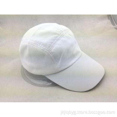 Polyester Dry Fit Mesh Running Hats 5 Panel Unstructured Wi
